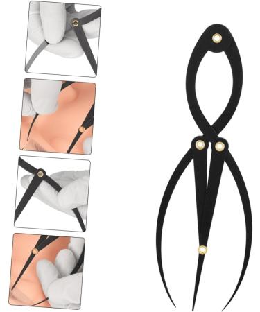 Didiseaon Stainless Steel Ruler for Eyebrow Tools Tattooing Eyebrow Ruler Positioning Ruler Balance Metal - Buy Online on GoSupps.com