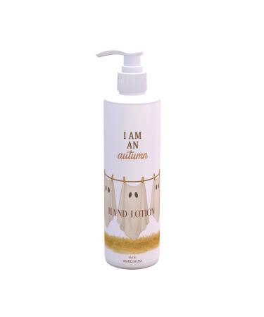 Autumn Hand Soap Autumn Clothesline Design | Fresh Green Tea & Lemon Scent | 12 Pack 16 oz Pump Bottles | Playful Ghostly Decor for Halloween Bathrooms & Kitchens | Paraben-Free Made in USA