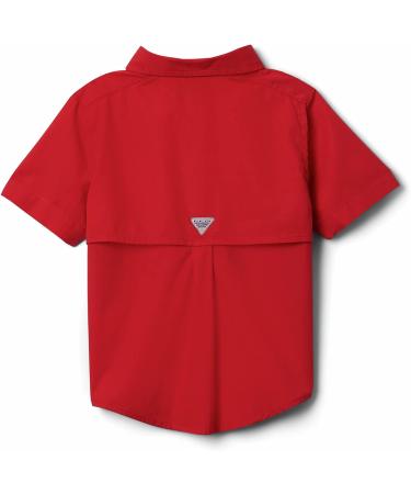 Columbia Little Boys' Bonehead Short Sleeve Shirt - Red Spark | Size Medium - Buy Online on GoSupps.com