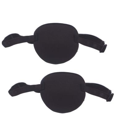 Eye Patch / Eye Mask Concave Single Adjustable Amblyopia Corrected Eye Patch for Recovery 2 Pack