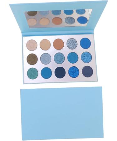 Angoily 2pcs 15 Eye Shadow Eyeshadow Makeup Palette Powder Make up Kit Miss Pearlescent - Buy Online on GoSupps.com