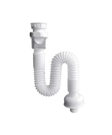 Professional Expandable Flexible PTrap Flexible Waste Kitchen Sink Garbage Disposal & Shampoo Bowls Plastic Flexible Waste Replaceable Drain Down Hose