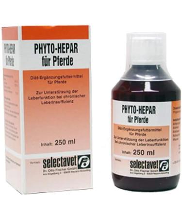 Buy Selectavet Phyto-Hepar 250 ml - Support Liver Function in Horses | Artichoke & Milk Thistle Extract - Buy Online on GoSupps.com
