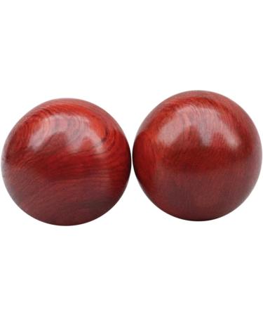 Buy Healvian 4-Piece Handmade Redwood Massage Balls | Stress Relief & Finger Exercise Tools | International Shipping Available - Buy Online on GoSupps.com