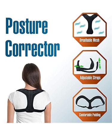 Posture Corrector Posture Corrector With Intelligent Sensor Vibration Reminder Adjustable Back Brace Support Smart Posture Corrector Back Brace Better life - Buy Online on GoSupps.com
