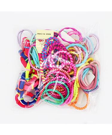 Baset sual 100-Pack Girls Hair Cables & 10-Pack Colored Elastic Hair Ties - Ponytail Ropes for Kids & Women - Buy Online on GoSupps.com