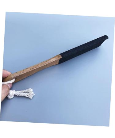 FRCOLOR Wood Foot File 1pc Pedicure Tools for Feet Foot Callus Scrubber Foot Scraper with Handle Pedicure File Long Handle - Buy Online on GoSupps.com