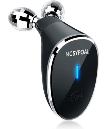 MCSYPOAL Microcurrent-Facial-Massager Face Roller Face Massager for Skin Care Microcurrent Facial Device Glossy Black - Buy Online on GoSupps.com