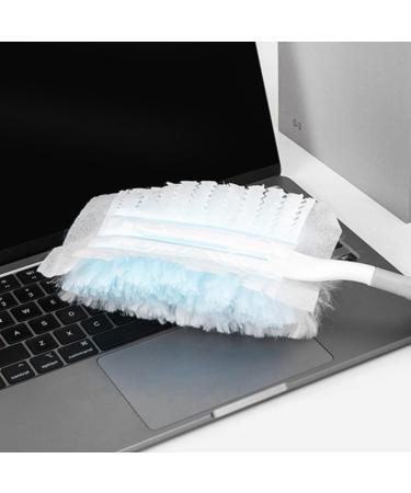 ecaqlin 60Piece Duster Refills Electrostatic Duster Disposable Dusting Tools Electrostatic Duster for Room for Cleaning with 2 Handles for Home Ceiling Furniture Multi- Dusting - Buy Online on GoSupps.com