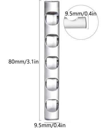 Nail Holder - 5-Grids Acrylic Brush Holder Stand - Clear Organizer Holder for Drawing Pens Manicure Nail Carving Pencils Pochy - Buy Online on GoSupps.com