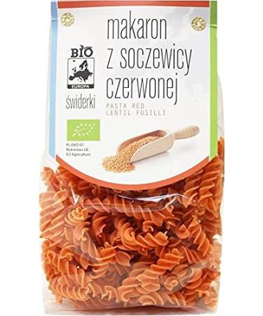 BIO CONTINENTS Wrapped red lentil pasta BIO 250 g BIO EUROPE