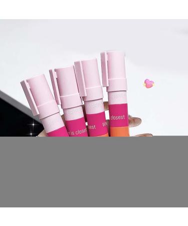 Moisturizing Lip Balm 4 Shade Lipstick Natural Glossy Finish Volumizing Skin Care Accessories Smudge Resistant - Buy Online on GoSupps.com