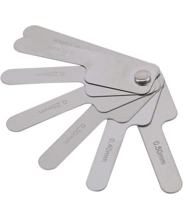 Stainless Steel Dental IPR Gauge Ruler 0.1-0.5mm - Metric & Imperial Measuring Tool - Buy Online on GoSupps.com