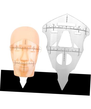 Healifty 1pc Threading Tool Manicure Tools Microblading Stencils Makeup Ruler Template The Brush Disposable 21X13cm As Shown - Buy Online on GoSupps.com