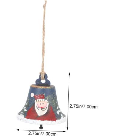 Shop Wrought Iron Abaodam Bell Pendants - Funny Metal Christmas Tree Ornaments | 7x7cm Multi-Color Hanging Bells - Buy Online on GoSupps.com