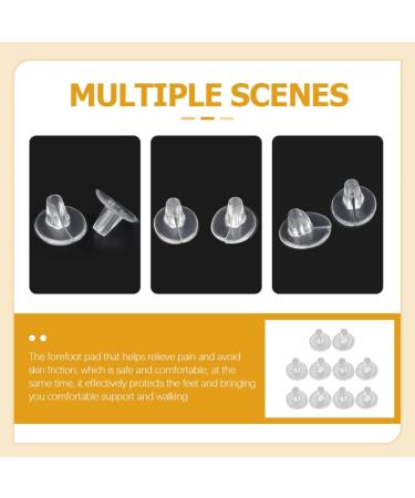 Holibanna 5 Pairs Anti-Skid Shoe Inserts | Gel Toe Protectors & Cushions for Sandals & Flip-Flops - Non-Slip Foot Pads - Buy Online on GoSupps.com