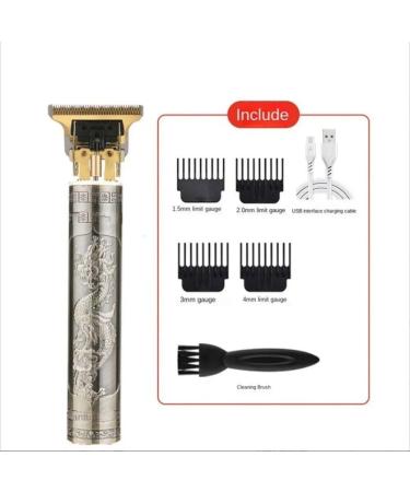 Hair Clippers Electric Haircutter For Men USB Charging Golden Dragon Dragon Razor Electric Hair Clipper Electric Barber Shop - Buy Online on GoSupps.com
