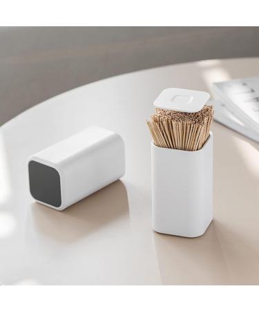 YOUNAFEN Modern Bamboo Toothpick Storage Bottle | Stylish Dental Floss Picks for Practical Use - Eco-Friendly & Functional - Buy Online on GoSupps.com