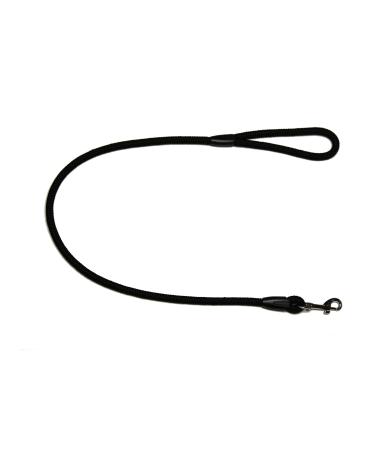 Leash - Rope leash with hand loop Basic 10mm 27 colours 7 lengths (1.00 m black) 1.00 m black
