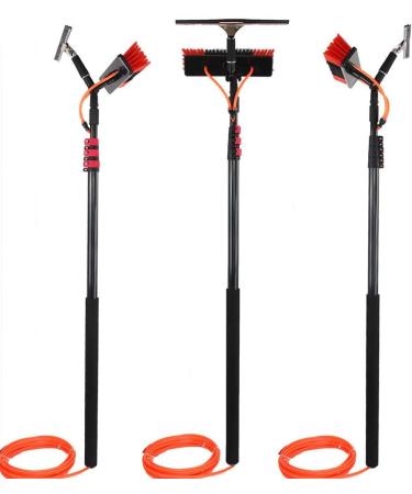 Window Cleaning Equipment Window Cleaning Brush Extension Cleaning Pole 3.6M-9M Waterfed Telespole System For Photovoltaic Panel Cleaning Trucks Windows Window Glass Wall/20Ft/6M - Buy Online on GoSupps.com