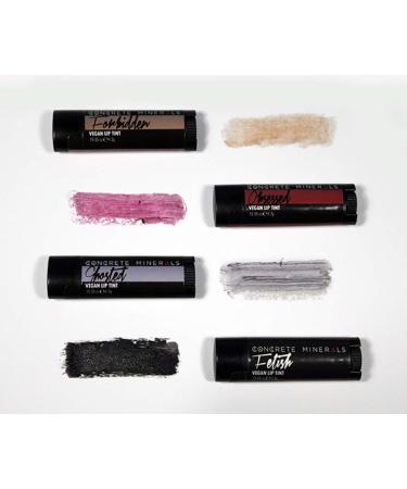Concrete Minerals Lip Tint - Nourishing Formula, Longwear with Peppermint Cooling Sensation - 100% Vegan, Handmade in USA - 0.6 oz (Smoke & Mirrors) - Buy Online on GoSupps.com
