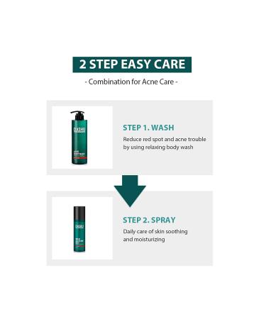 Dashu Daily Acne Relax Body Wash 16.9fl oz - Cooling Acne Treatment - Buy Online on GoSupps.com