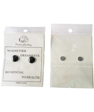 Kitpipi Weight Loss Earrings - Black Magnetic Acupressure for Health & Weight Management - 1 Pair - Buy Online on GoSupps.com