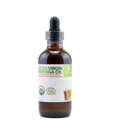 Organic Moringa Oil  Cold Pressed  Extra Virgin  100% Pure  Food Grade