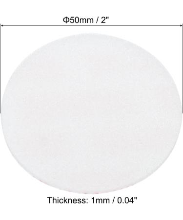 PATIKIL 50mm/2inch Foam Lid Liner 100Pcs PS Foam Resistant Tamper Pressure Sensitive Seal for Bottle Cap Liners Seals White Red - Buy Online on GoSupps.com