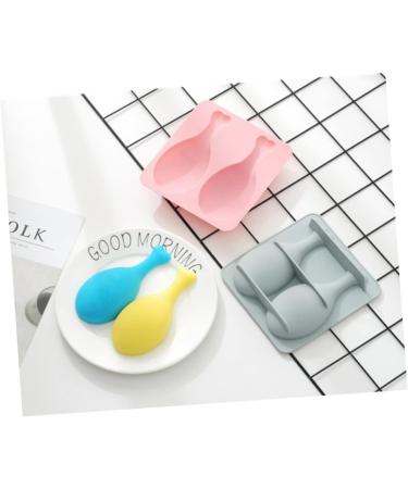 MAGICLULU 4 Pcs Sugar Mold DIY Chocolate Fondant Silicone Cake Mold for Home Pudding Mold Mold Silcone Molds Demould Silicone Candy Mold Silicone Molds DIY Baking Molds Fudge Drumstick 15.8*14.9CM x2pcs - Buy Online on GoSupps.com