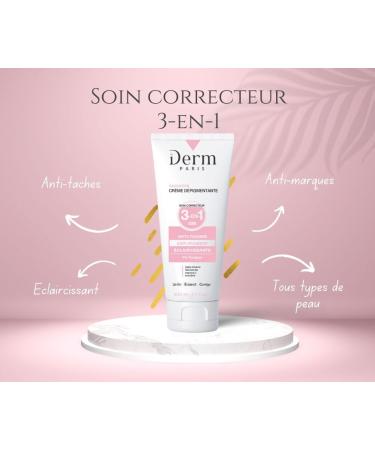  iDerm Paris 3-in-1 Night Depigmenting Cream - Anti-Spot Anti-Pigment Anti-Acne - Alpha Arbutin Niacinamide Vitamin C AHA/BHA - 50 ml - Buy Online on GoSupps.com