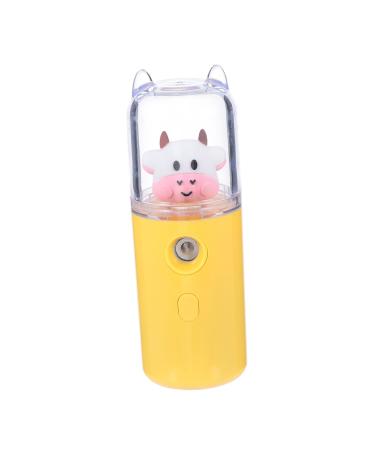 Healeved Humidificateur Portable Pour Le Visage Mini Pulv risateur Facial Hydratant Pour Les Voyages Le Bureau Et La Maison Jaune
