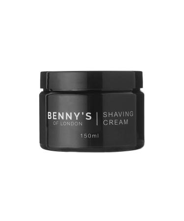Shaving Cream | BENNY'S | Light Refreshing Scent | Perfect Shave | Hydrates & Rejuvenates | Premium Quality Ingredients | 100% Vegan | Made in The UK