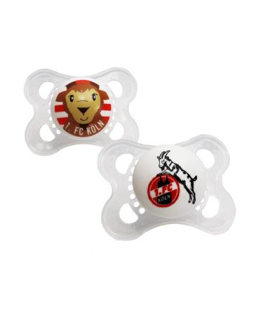 1. FC K ln pacifier silicone set of 2 in size 0-6 months or 6-16 months - Plus bookmark I Love K ln - Buy Online on GoSupps.com