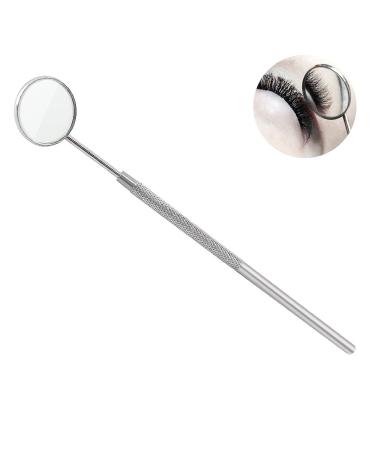 Merkt's Stainless Steel Tooth Mirror with Non-Slip Handle - Removable Mini Mirror for Cosmetic Use & Dental Inspection - Buy Online on GoSupps.com