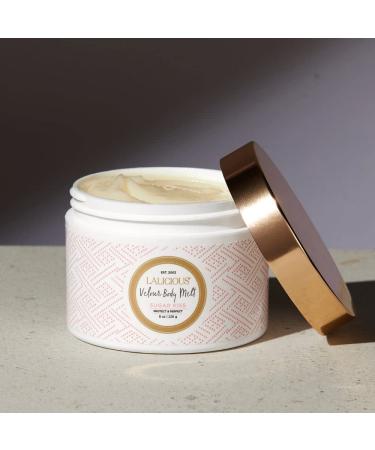 LaLicious Sugar Kiss Velour Body Melt - 8oz Multitasking Skin Moisturizer with Macadamia and Coconut Oil - Shave Gel & Mask for Hair, Scalp, Hands, Feet - Prevents Stretch Marks - Buy Online on GoSupps.com