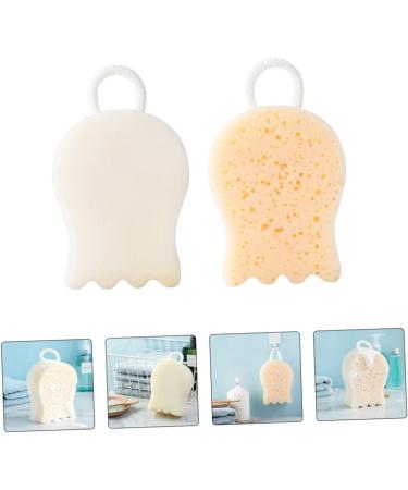 Beavorty 6 Pcs Exfoliating Bath Sponge Set - Comfortable Rubbing Balls Facial & Body Loofah - Ideal for Skin Care - White Polyester - Buy Online on GoSupps.com