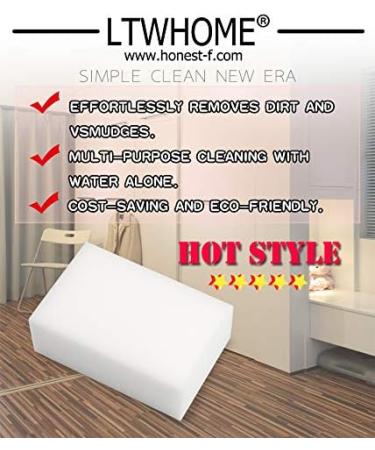 LTWHOME Magic Cleaning Eraser Sponge Melamine Foam 3.54" x 2.40" x 1.18" (Pack of 30) - Buy Online on GoSupps.com