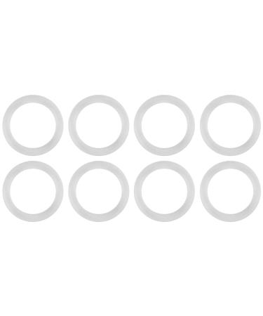Buy 20 Safe Silicone O-Rings Baby Pacifier Clips - 2.5 cm Transparent Adapter for Baby Soothers - Buy Online on GoSupps.com