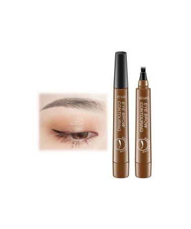 Lightsbetter Waterproof Brow Pen Precisely My Brow Pencil Magical Waterproof Brow Pen Tint My 4 Tip Brow Waterproof 24h Smudge Proof 5 Colours Available (01#)