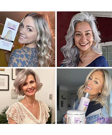 Bold Uniq Purple Shampoo & Mask Bundle - Eliminates Brassiness, Lightens Blonde, Platinum & Gray Hair - Paraben & Sulfate Free - Vegan & Cruelty Free - Buy Online on GoSupps.com