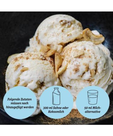Lower-Carb Crunchy Apple Cinnamon Ice Mix - Sugar-Free Erythritol Ice Cream Keto Gluten-Free 3g Carbs - 125g Organic Treat - Buy Online on GoSupps.com