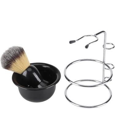4-in-1 Shaving Set for Men - Badger Hair Brush Bowl & Stand Holder - Premium Grooming Kit - Buy Online on GoSupps.com