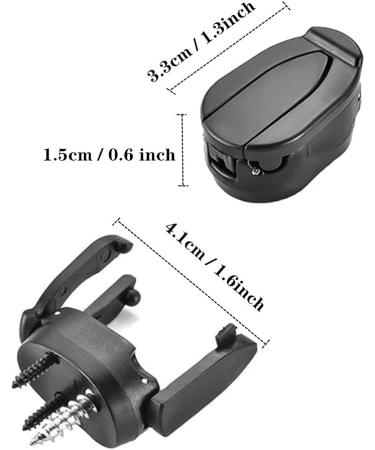 Vanknono 6 Pcs Foldable Golf Ball Pick Up Retriever Clamp Easy Putter Grip Attachment for Quick Retrieval - Buy Online on GoSupps.com