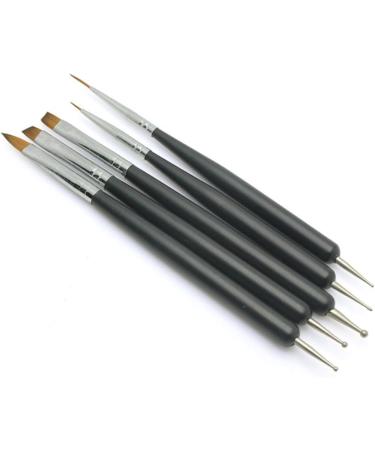 minkissy Pens Set nail art pen manicure pen dot painting tools nail art polish pens manicure tools professional nail brush nail art drill pen nail art Accessory picker dual purpose Drill 15.7*0.4CM Black - Buy Online on GoSupps.com