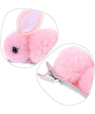 Plush Bunny Hair Clips Mini Rabbit Hair Clips Girls Cartoon Plush Rabbit Barrettes Hair Accessories Gift for Daily and Parties Wearing Stuffed Rabbit Hair Clip Hairpin for Thin Hair Hold Girl Gift - Buy Online on GoSupps.com