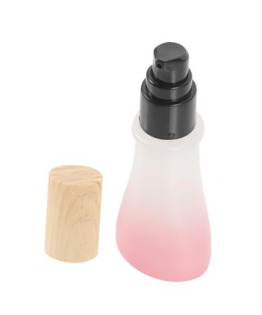 Ipetboom Travel Jars for Cream Lotion Jar Containers with Lids Makeup Container Small Jar Cream Jar Sample Containers Sample Jars Creami Pink Glass Filling Essential Oil Bottle 13x5.2cm Pink