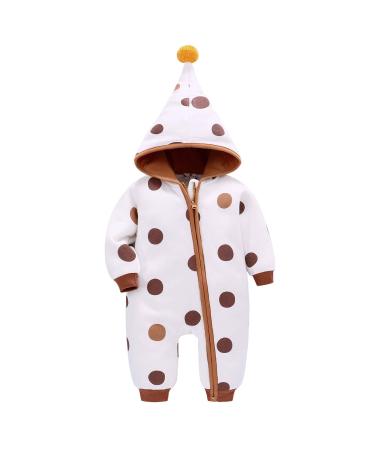 Bebone baby Clothes Newborn Outfits Boys Girls Jumpsuit Brown2 3-6 Months