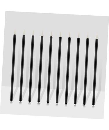 BELLIFFY 100pcs Eye Makeup Tools Eyeshadow Eye Shadow Eyebrow Brush Applicator White 10X0.5X0.5cm White - Buy Online on GoSupps.com