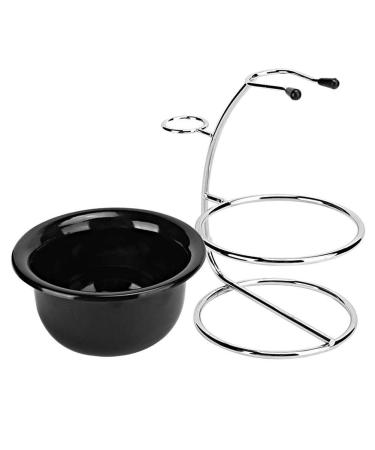 Alupre Professional Metal Shaving Stand Holder Foaming Soap Dish Beard Shaving Tool Set